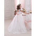Wedding 2-12 Years Old Latest Children Frocks Birthday Lace Long A Line Flower Girl Dresses Pattern Kids Party LF16
